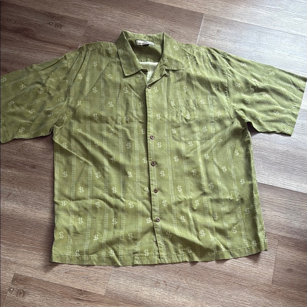 Tommy Bahama 100% silk shirt